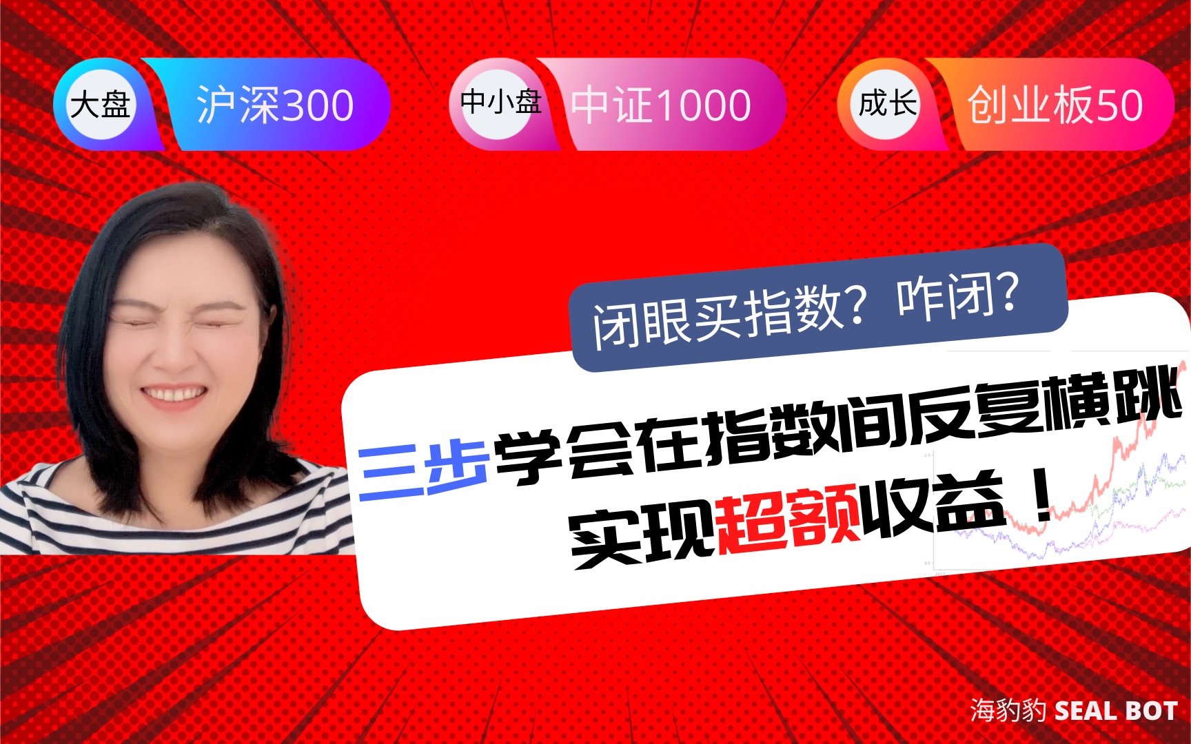 2021年收益30%!非常简单的量化选择指数基金EFT方法,在各种市值宽基指数之间自由游走!哔哩哔哩bilibili