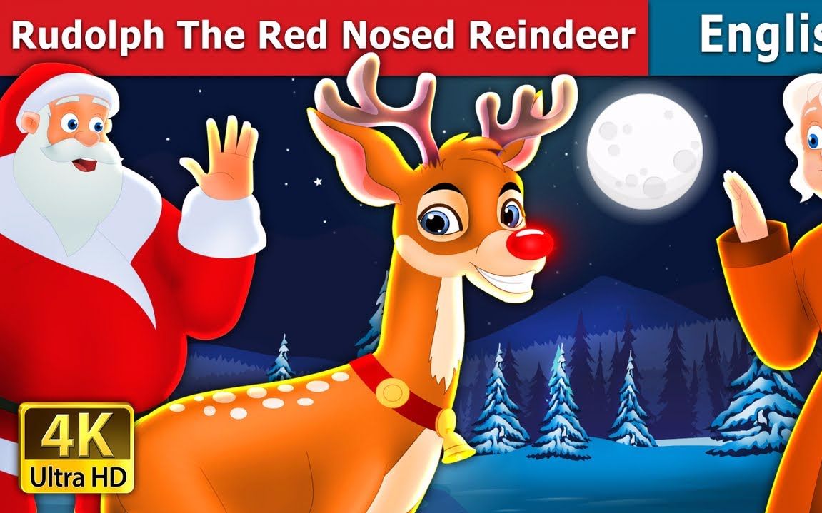 【童话ⷨ‹𑦖‡字幕】 Rudolph  The Red Nosed Reindeer Story哔哩哔哩bilibili