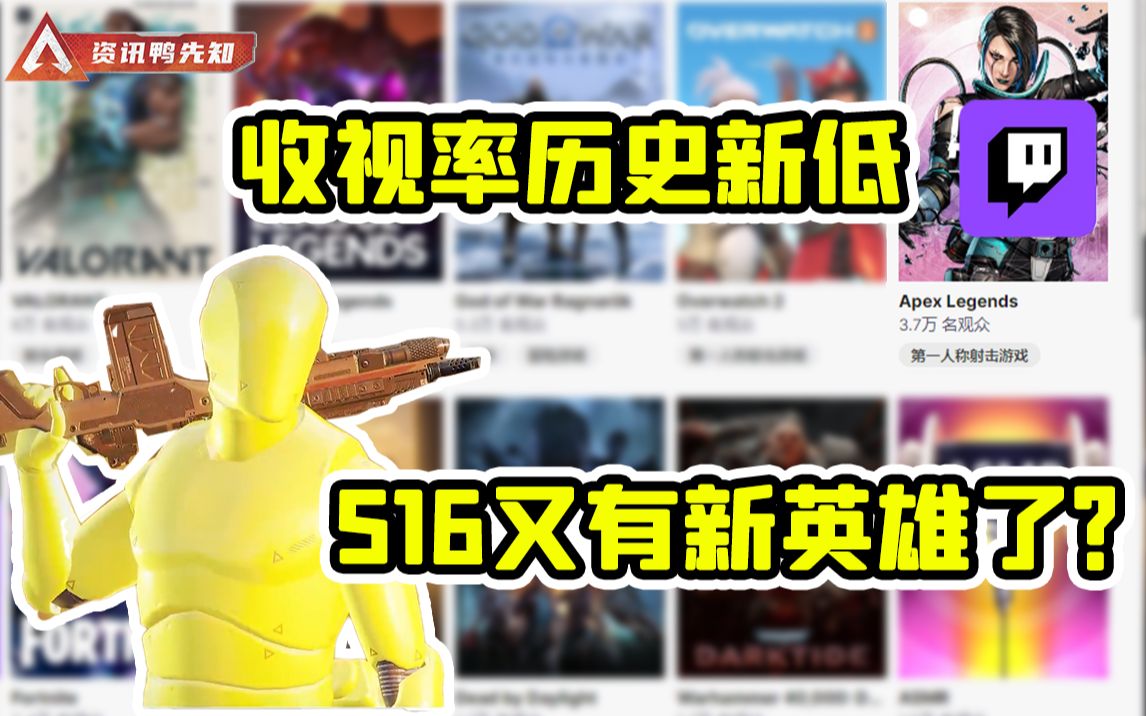 [图]「资讯鸭先知」#77：S16新英雄技能介绍？APEX老鼠台收视率历史新低！