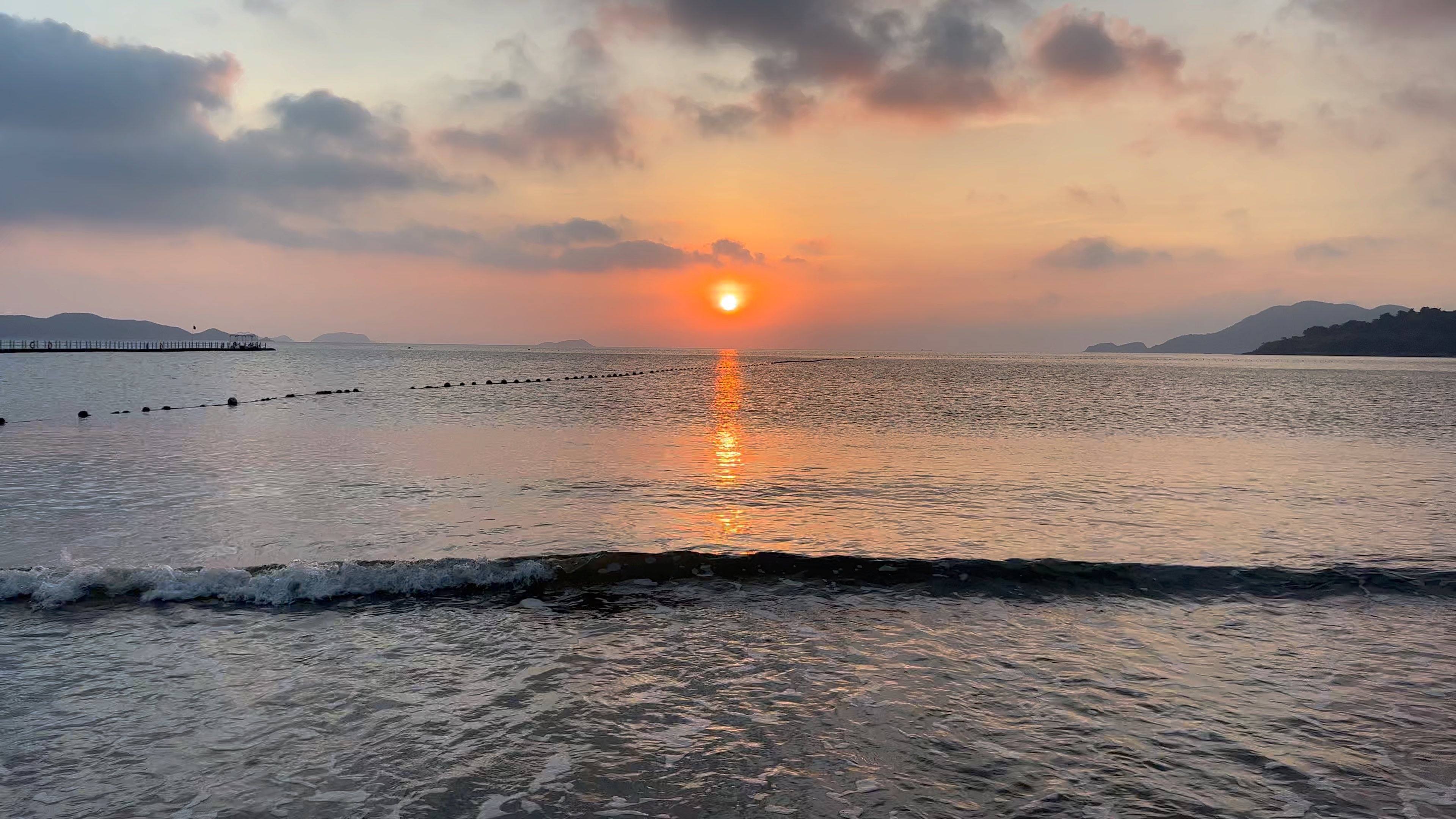 象山石浦沙滩日出