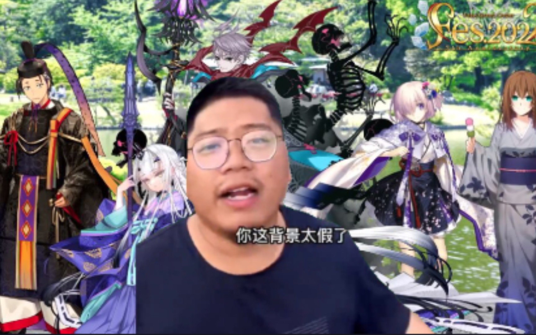 【FGO】你这背景太假了手机游戏热门视频