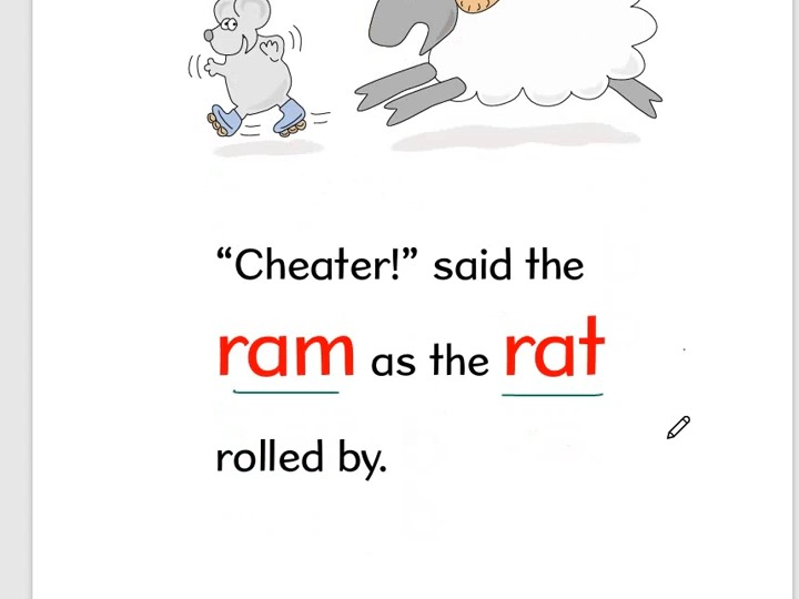 Rat Race! Reading. Progressive phonics 1  am family (Story 15) #esl #englishcla哔哩哔哩bilibili