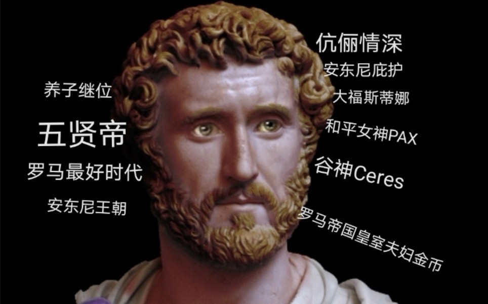罗马最好时代的深情伉俪安东尼庇护大福斯蒂娜从古代金币一窥罗马帝国