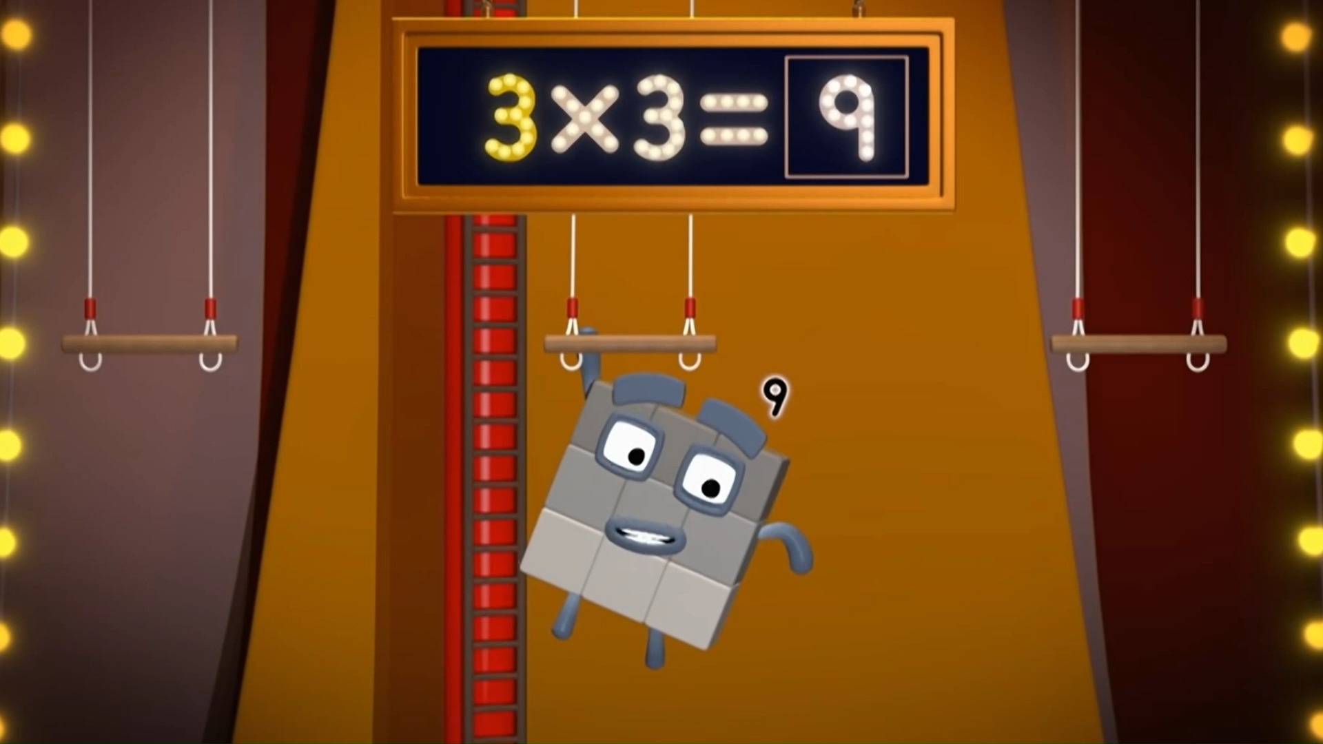 数字方块三人马戏团 circus of threes 98 儿童英语益智动画短片