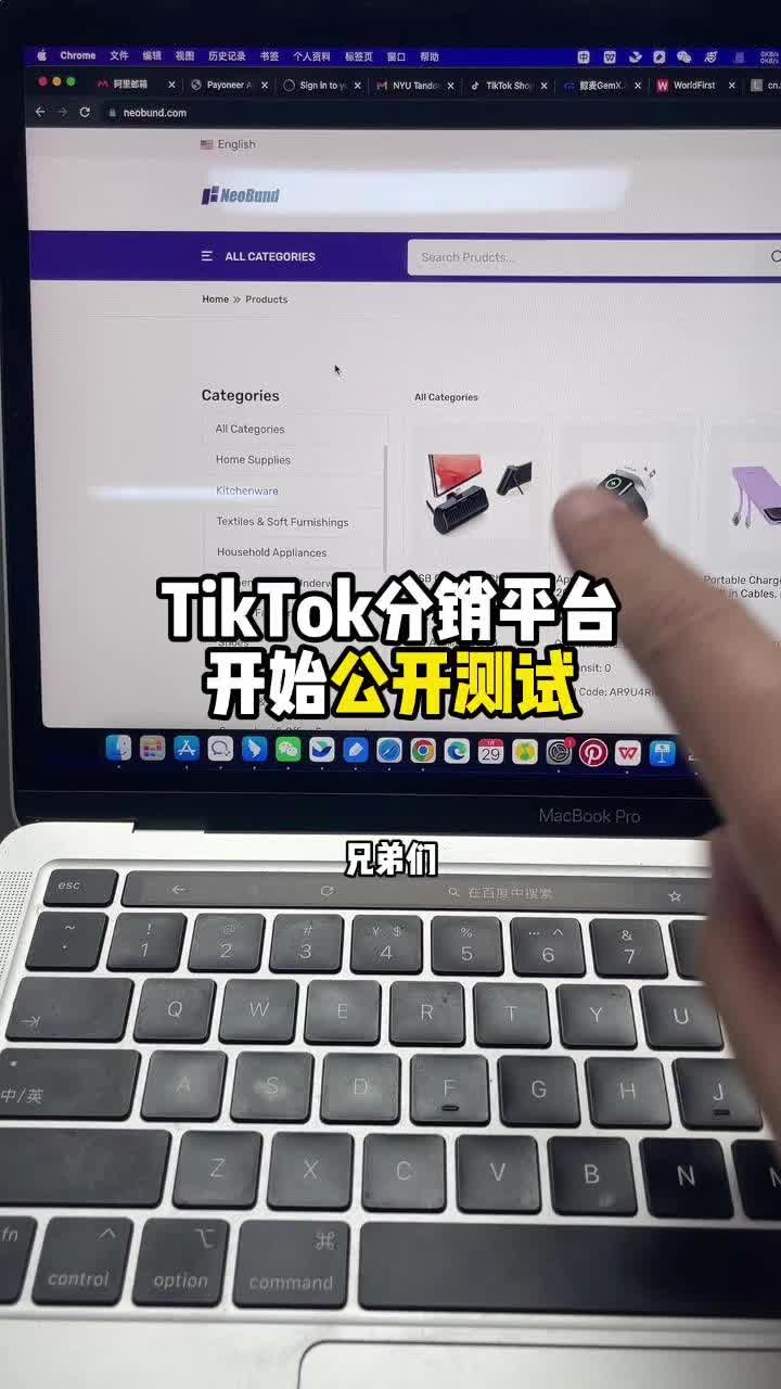 做了个TikTok分销平台,今天开始公开测试.哔哩哔哩bilibili