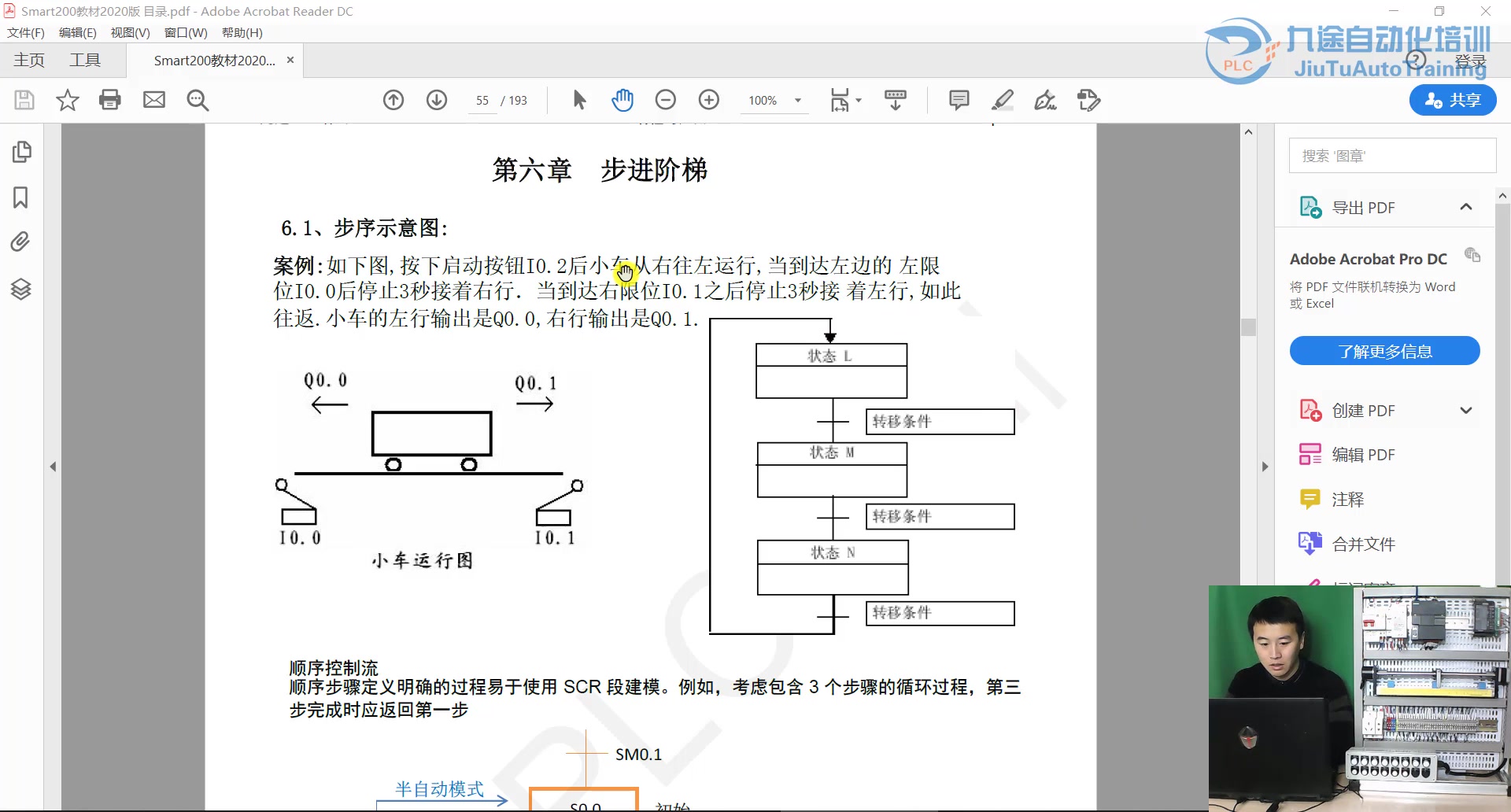 10详解步进阶梯SCRSCRTSCRE顺序控制山东济南石家庄河北培训 西门子PLC视频教程 Smart200哔哩哔哩bilibili