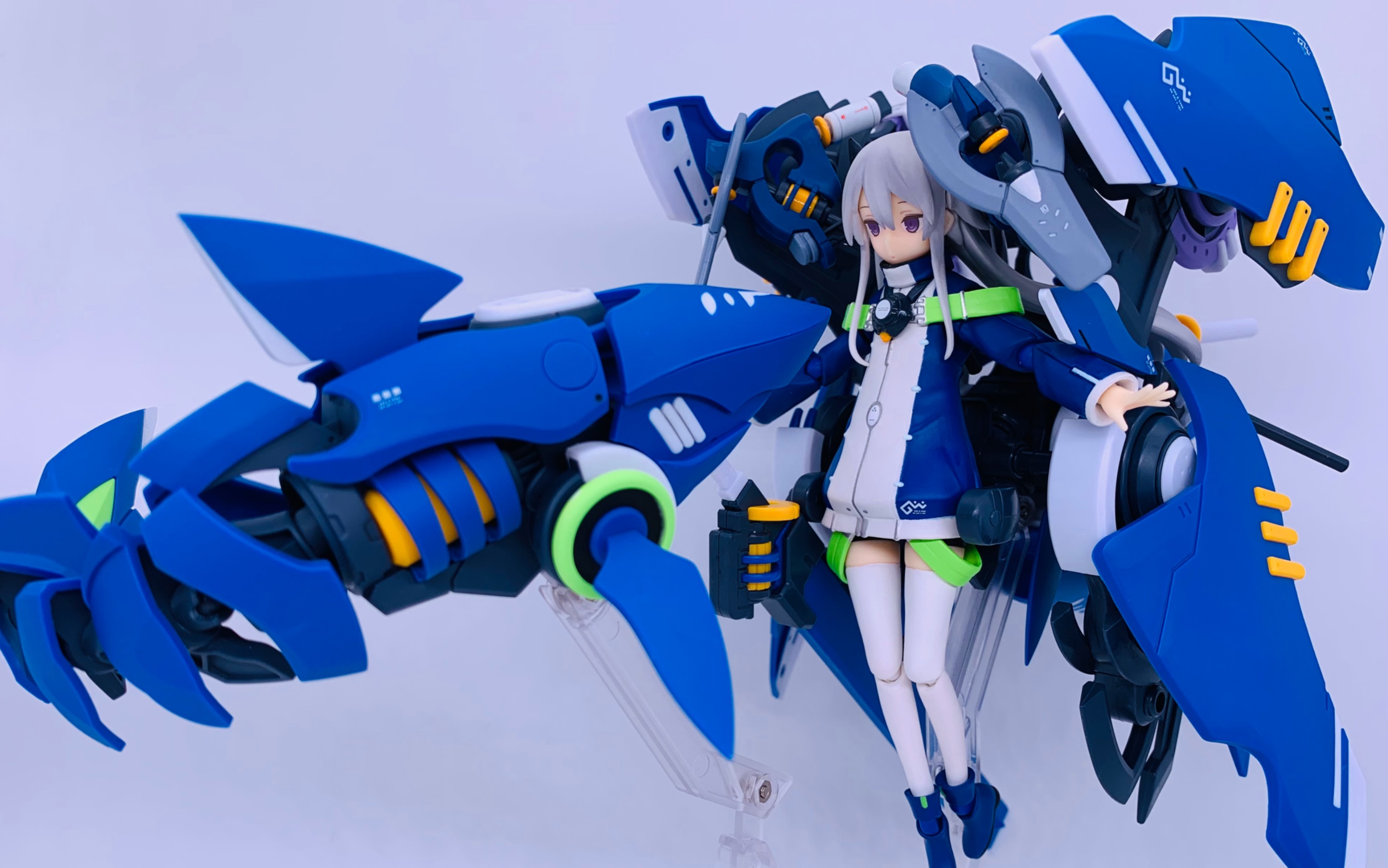 gsc半成品半拼装模型actmode驭使鲨鱼型十五式miotype15鲨鱼娘成品