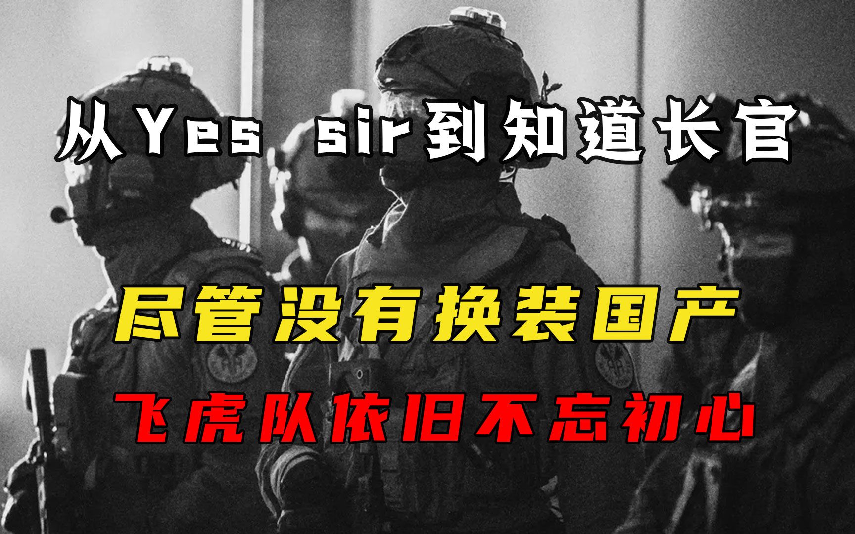 从Yes sir到知道了长官,尽管没有换装国产,飞虎队依旧不忘初心哔哩哔哩bilibili