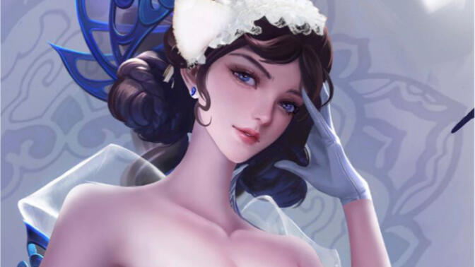 正能量ps给王者露娜去衣以后 这战斗力直接爆表