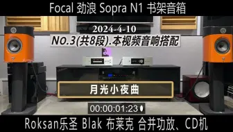 3-8 乐圣ROKSAN Blak 布莱克功放推Focal劲浪Sopra N1音箱