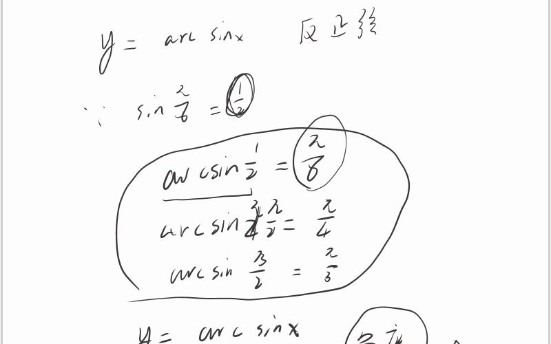 8.1 sin(arcsinx)=x哔哩哔哩bilibili