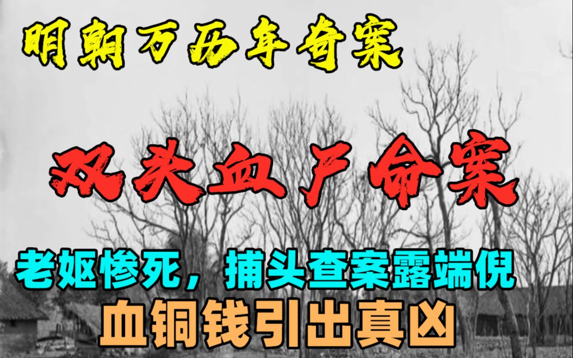 [图]明朝万历奇案：老妪惨死，县衙捕头查案露端倪，血铜钱引出真凶