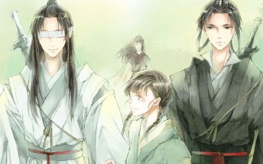 [图]【魔道祖师】白袍道长遇上白眼少女——晓星尘与阿菁