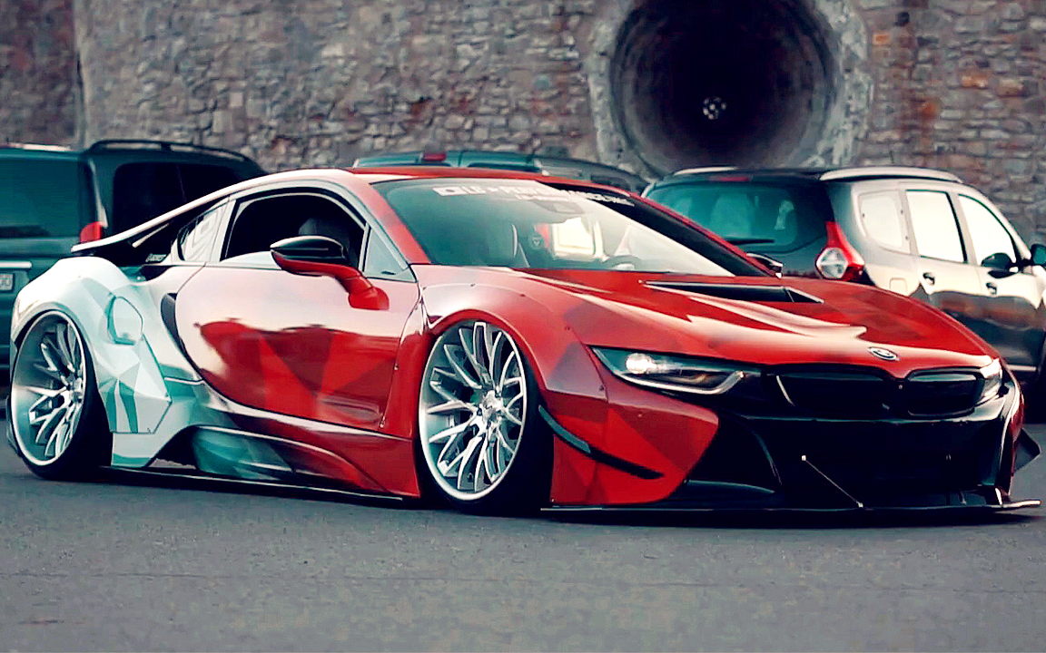 这有可能是我们见过最帅气改装的宝马电动超跑bmw i8