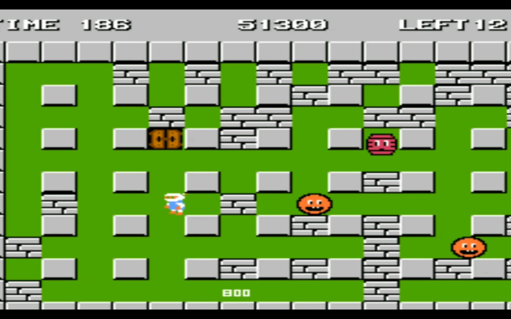 红白机游戏炸弹人第1115关