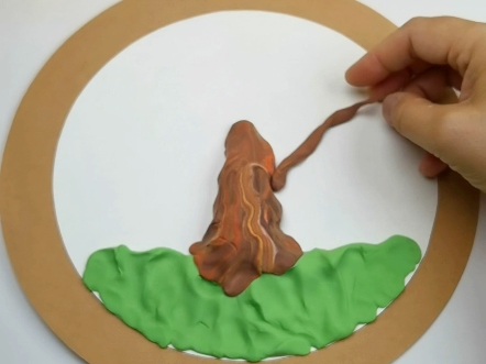 用粘土简单几步就可完成漂亮的樱花树,太有趣了,一起试试吧!