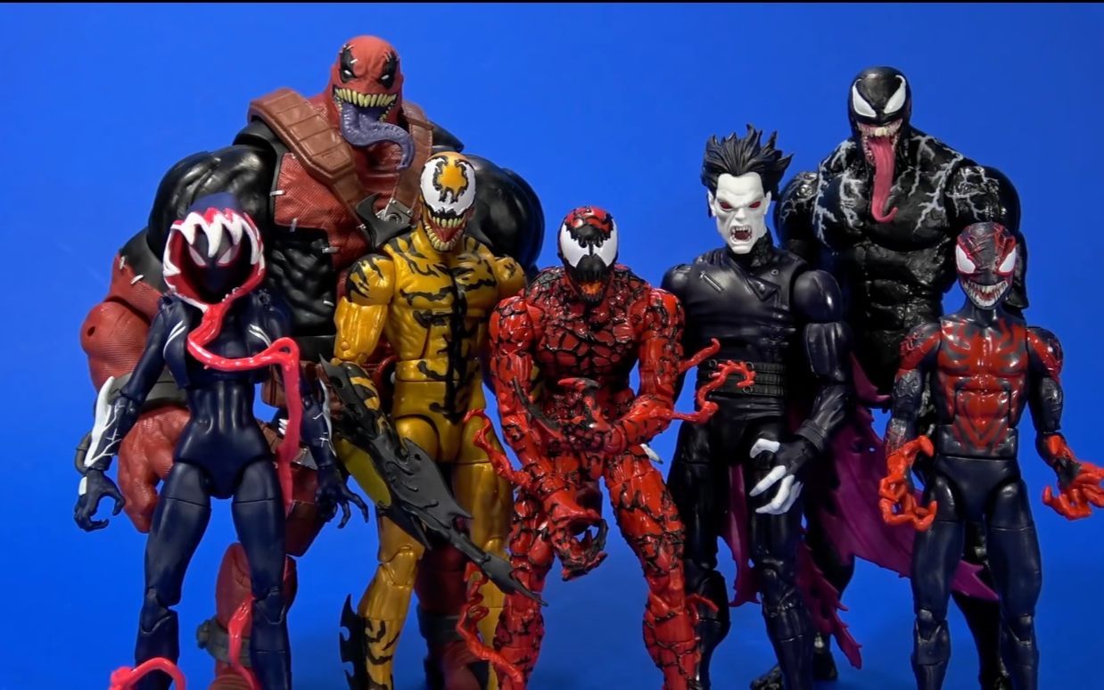 毒液marvellegendsvenomvenompoolwavecarnagemorbiusphagemilesgwen