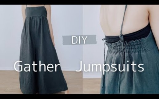 [nico] DIY Gathered Jumpsuit哔哩哔哩bilibili