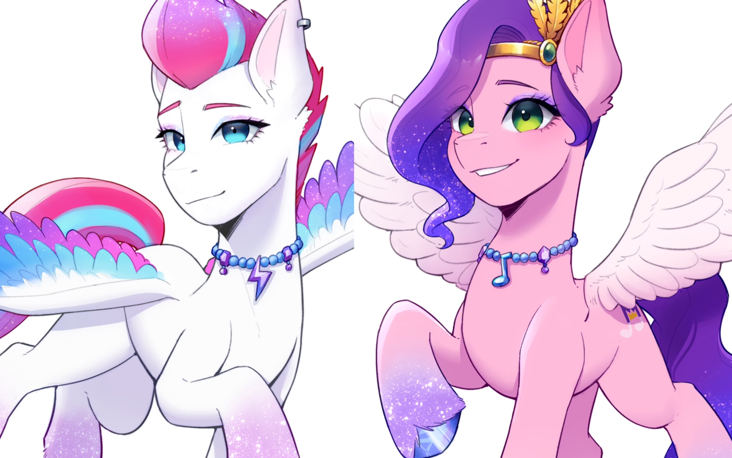 【mlp绘画】公主姐妹哔哩哔哩bilibili