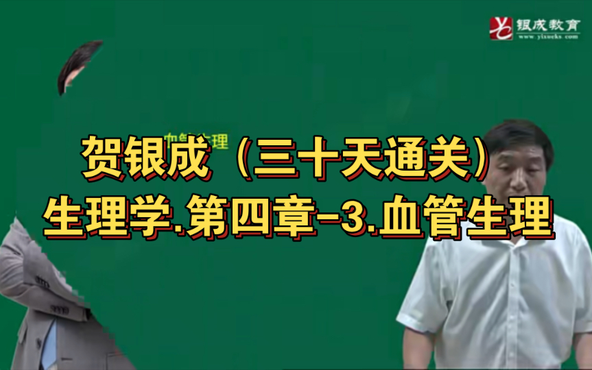 [图]贺银成（三十天通关）生理学.第四章-3.血管生理