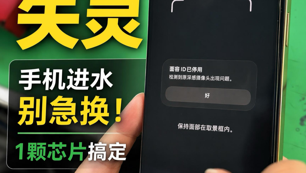 iPhone苹果手机进水之后面容不可用怎么办?