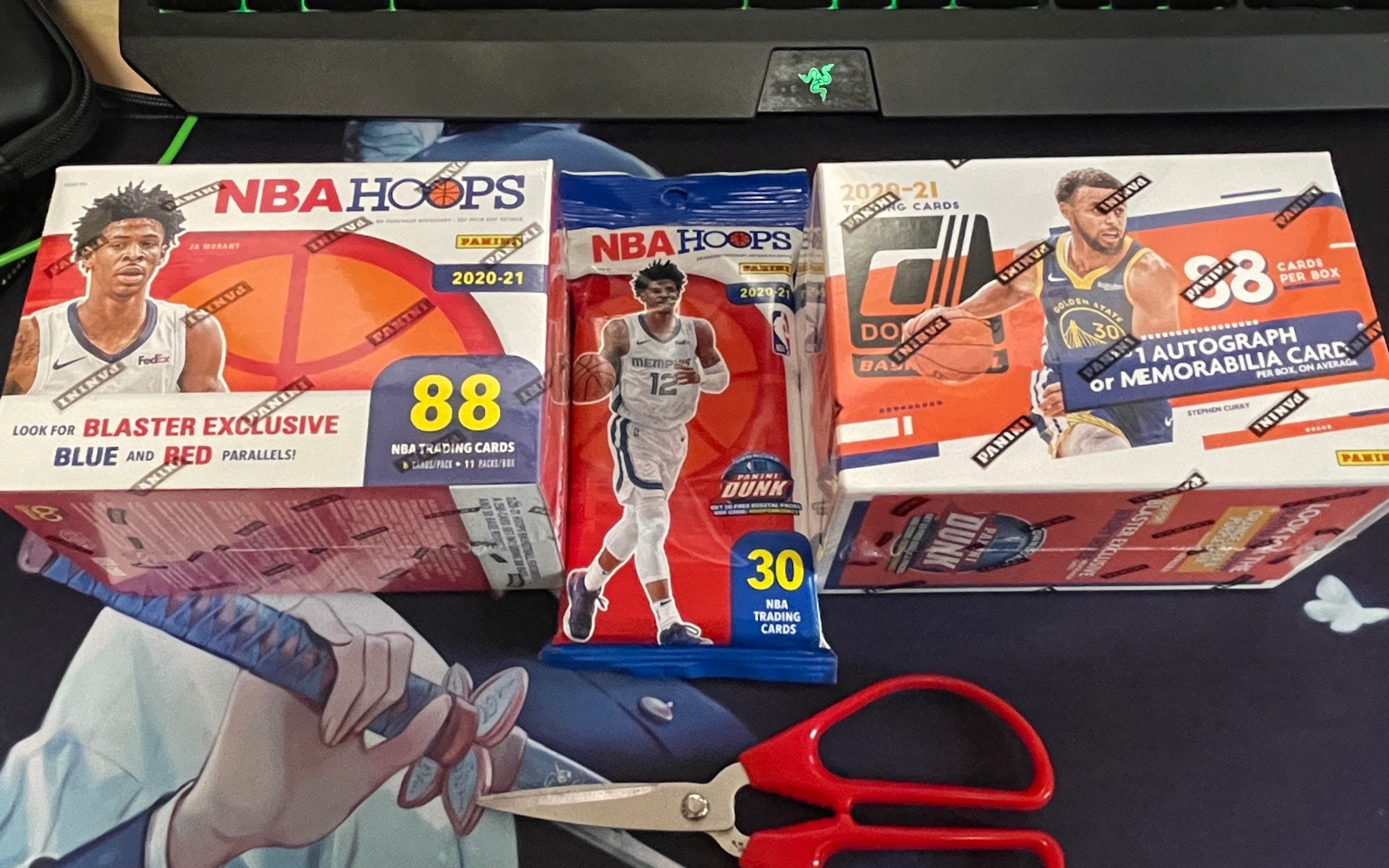 NBA球星卡 SLAM杂志特卡来了! 2021赛季 HOOPS PANINI手雷盒+肥包 开箱开盒哔哩哔哩bilibili