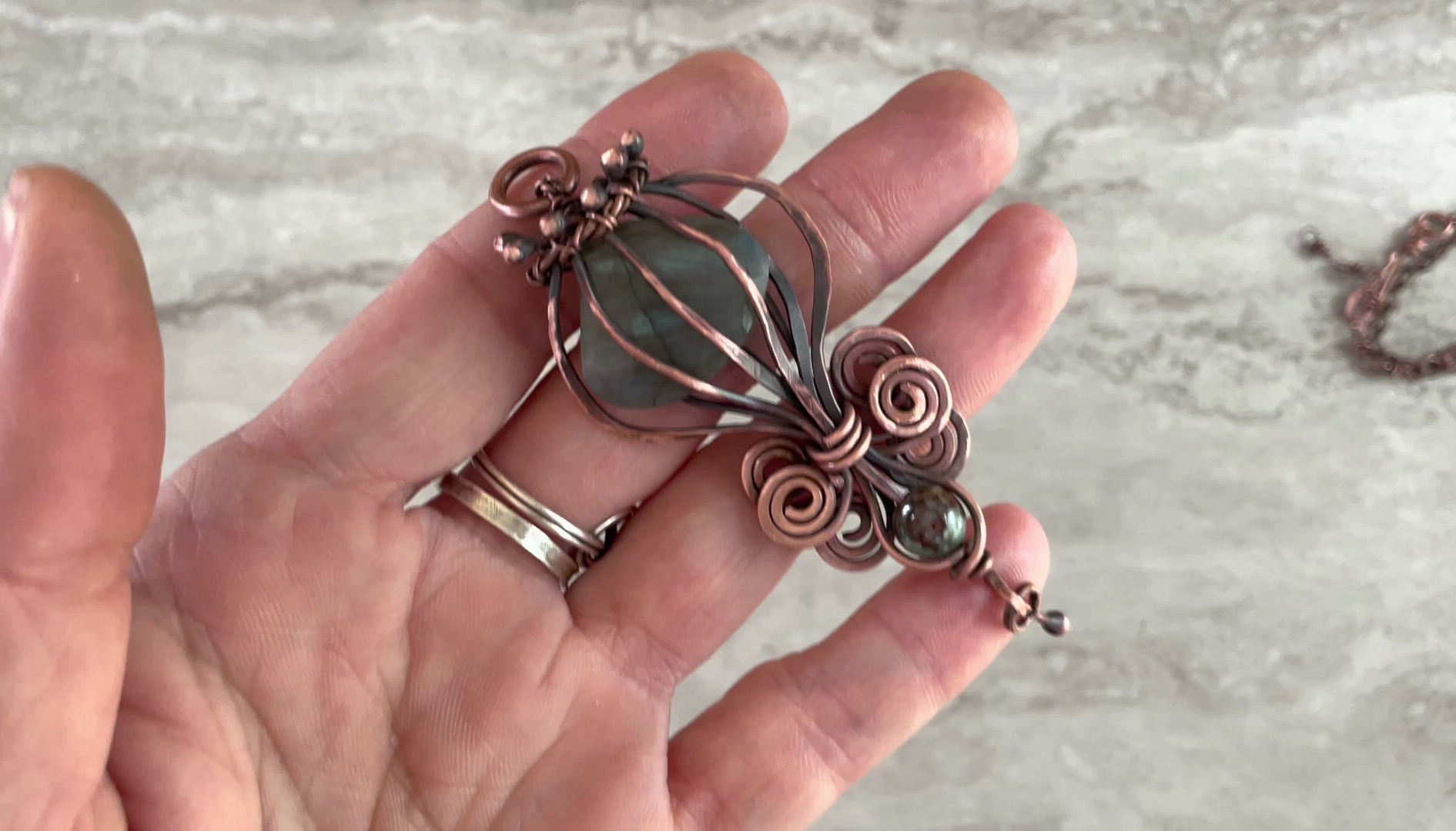 【绕线教程】吊坠