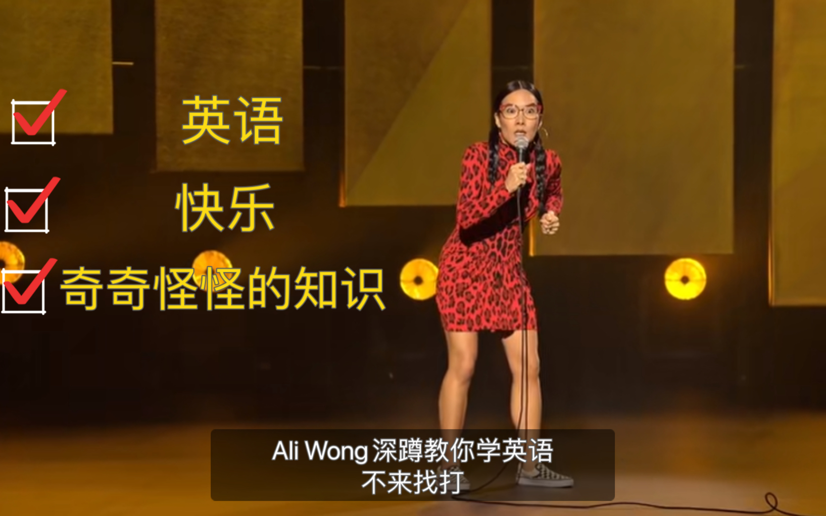 【脱口秀学英语】(下)Ali Wong情人节专场Don Wong中的高逼格英文词|GRE单词|考研|背单词不再普通哔哩哔哩bilibili