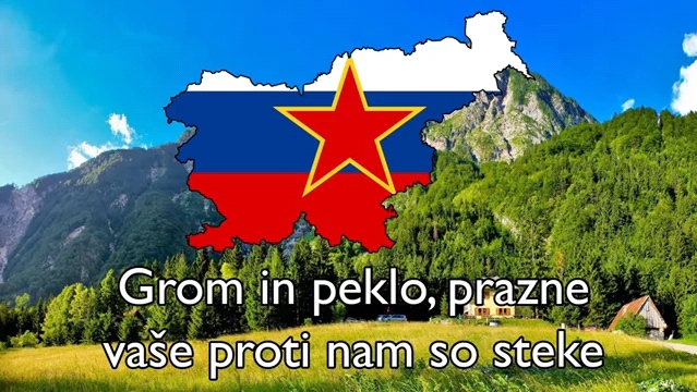 [图]南斯拉夫国歌“嘿，斯拉夫人”(斯洛文尼亚语版)