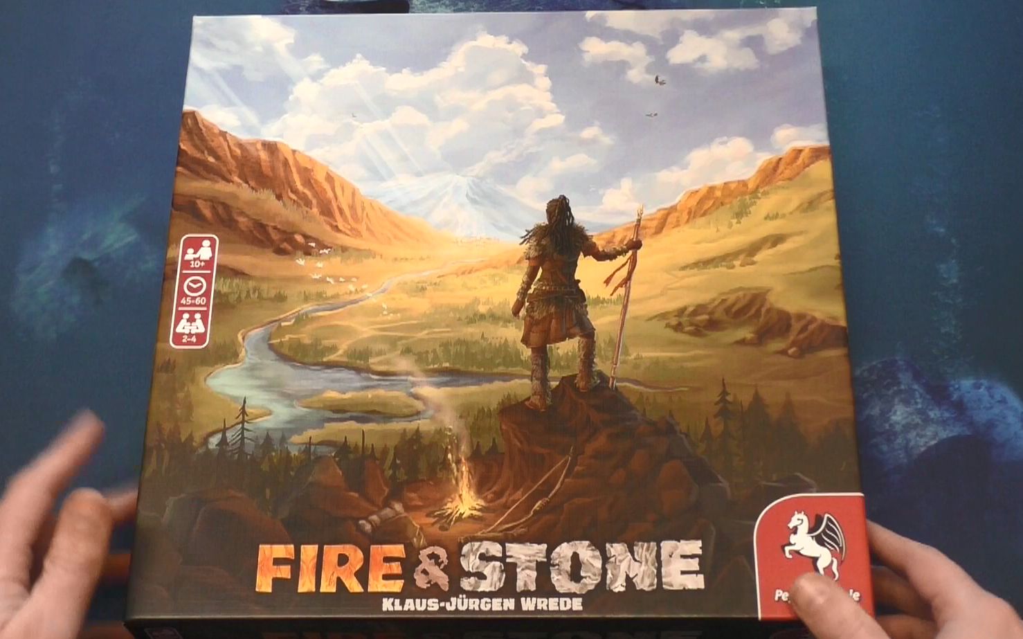 [图]《卡卡颂》设计师新桌游《刀耕与火种》（2022）开箱 Vitruvian Unboxing - Fire & Stone