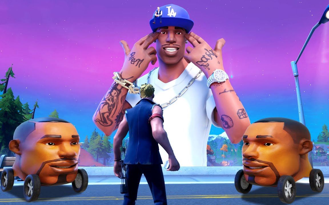 如果dababy也在堡垒之夜开演唱会~!lets goooooo