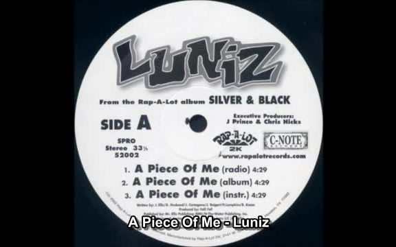 [图]Luniz - A Piece Of Me