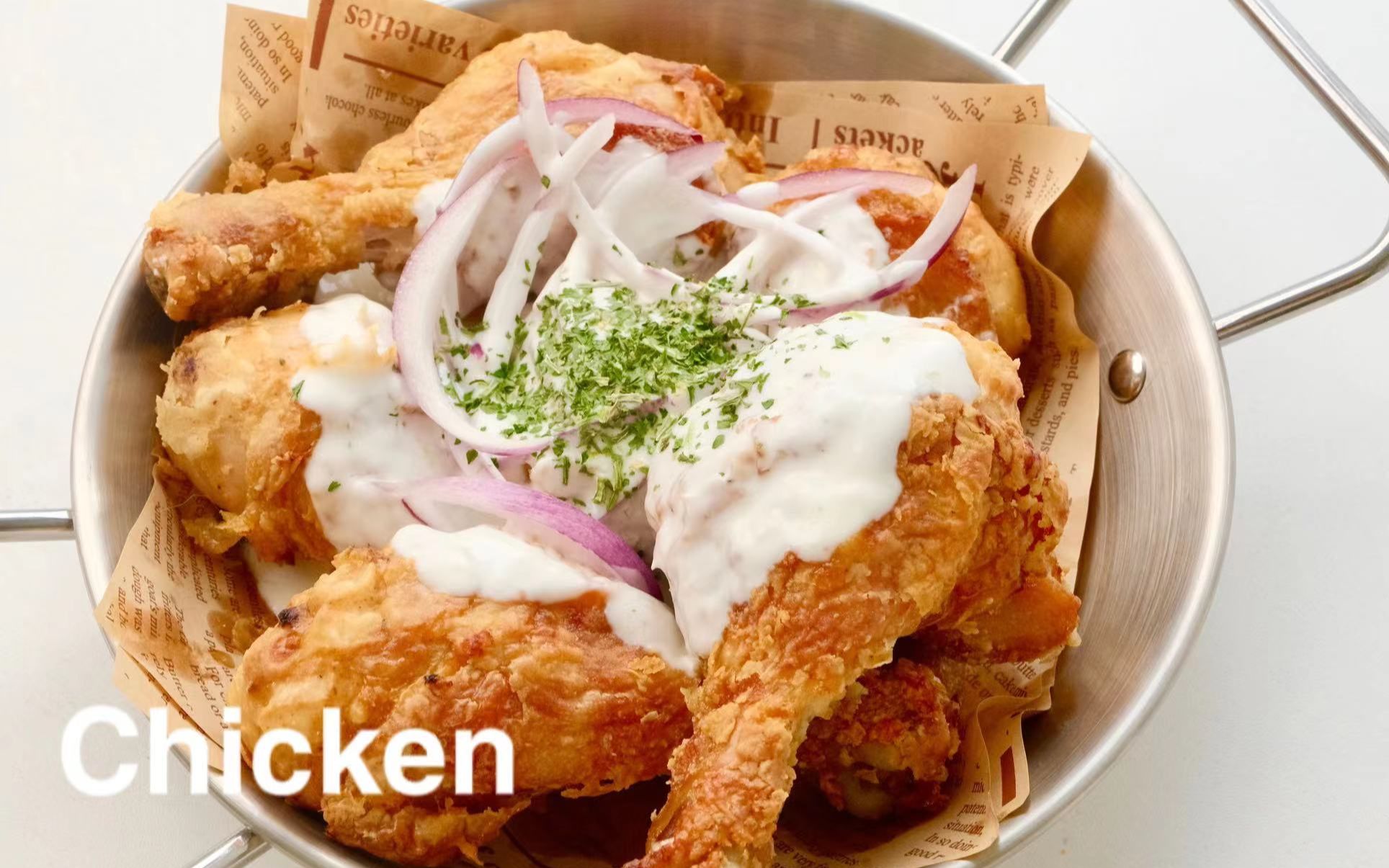 酥脆的洋葱乳酪炸鸡腿儿!空气炸锅鸡腿儿年夜饭墙裂推荐一定要试试!