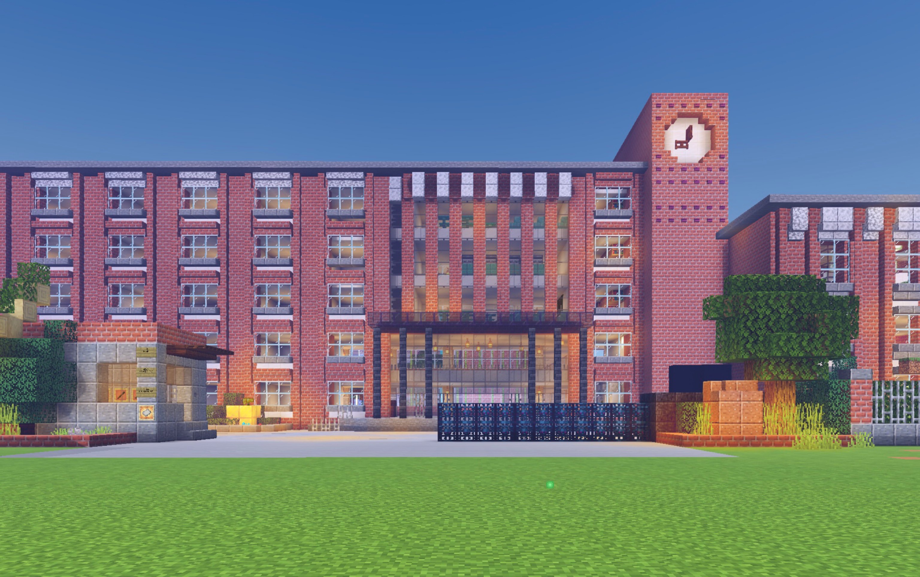 震惊!一名建西毕业生竟然在mc里还原了大唐校区!