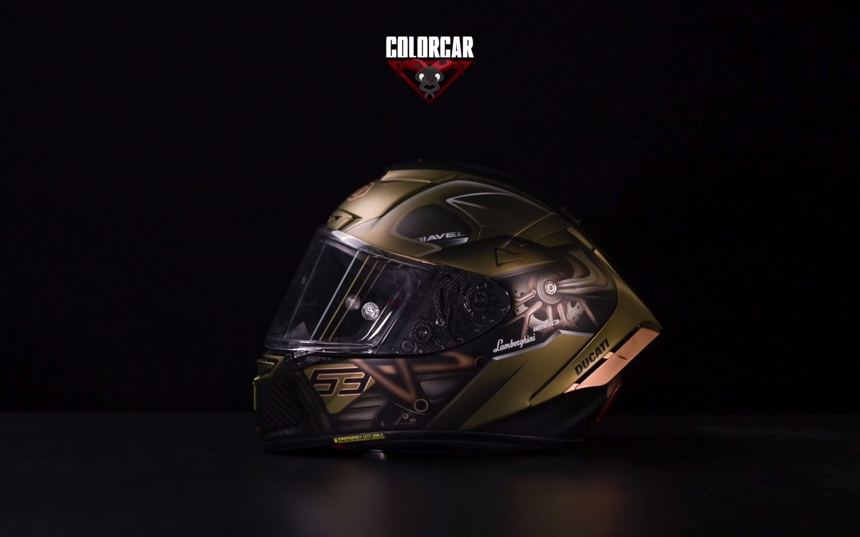 ducati diavel 1260 lamborghini 定制头盔