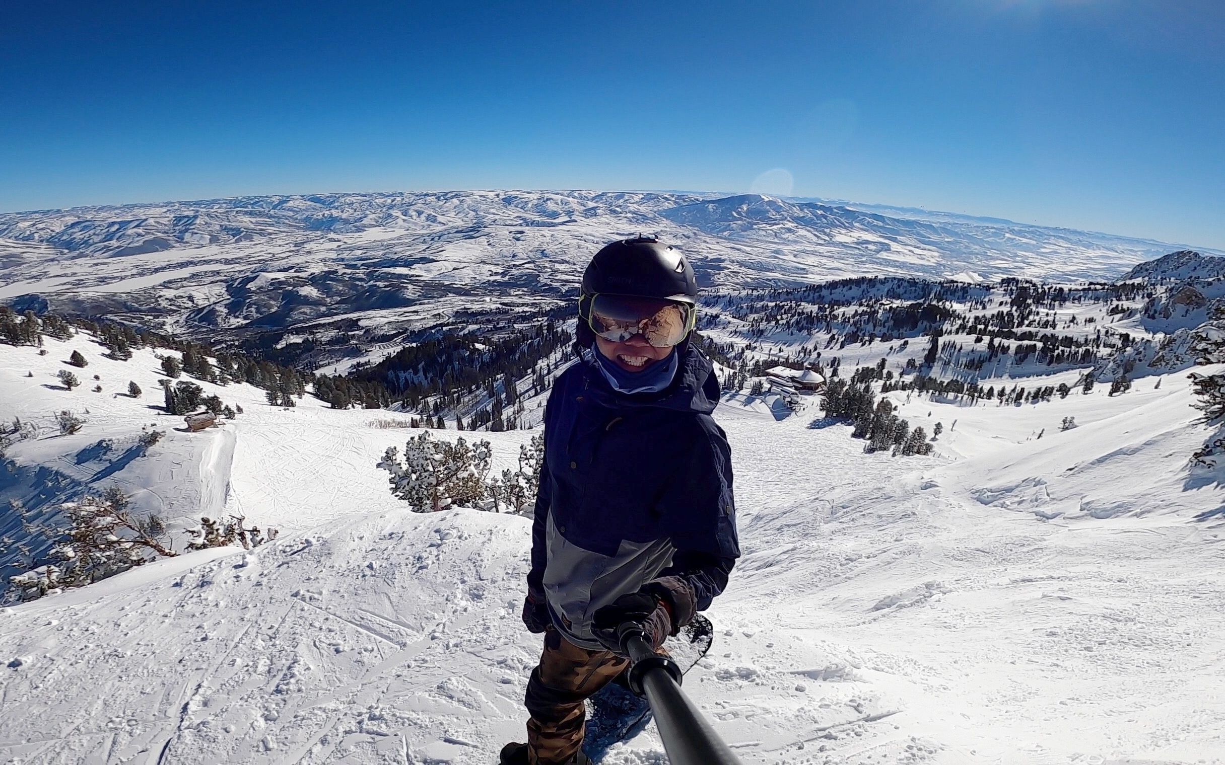 【滑雪vlog】Capita DOA能滑粉雪吗?我还是看看风景吧|Snow Basin Mt. Ogden爬Bowl的一天哔哩哔哩bilibili