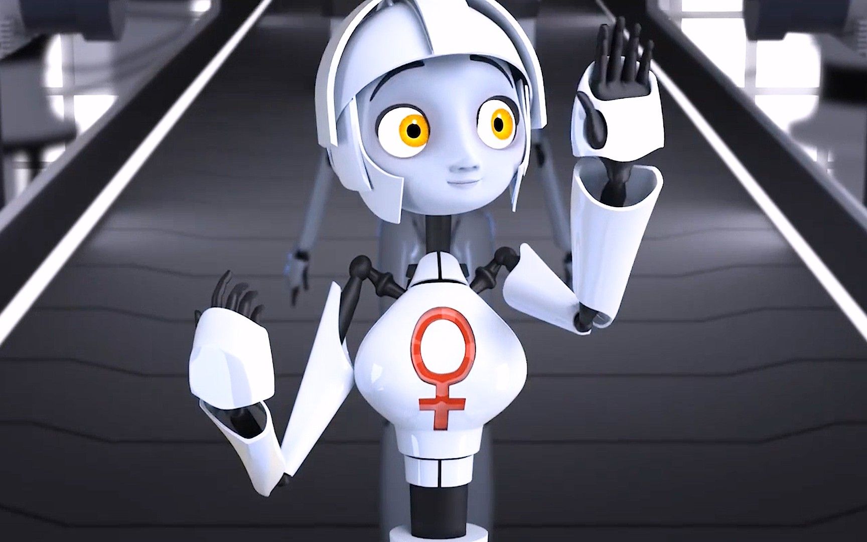 机器人也重男轻女女机器人勇敢站起来粉碎这种制度