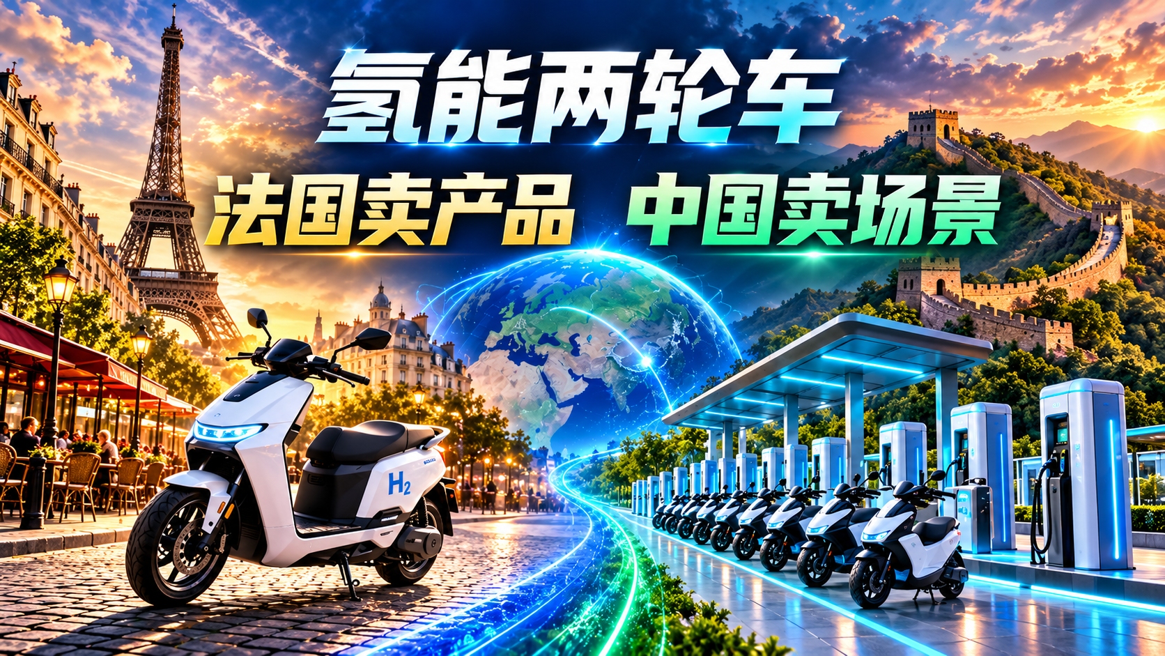 氢能两轮车：法国卖产品，中国卖场景