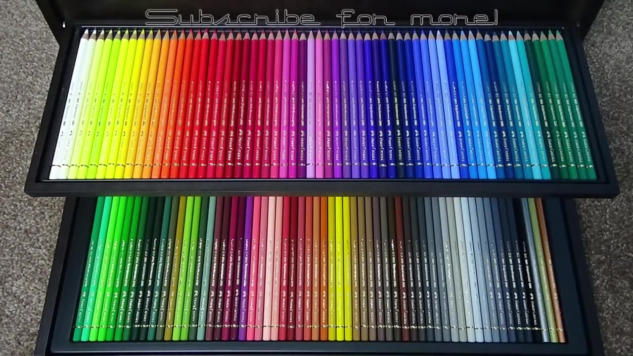 手帐搬运#【辉柏嘉120色铁盒装彩铅开箱视频】【skaur1n0nly】