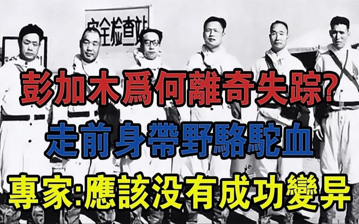 彭加木为何离奇失踪?走前身带野骆驼血,专家:应该没有成功变异#大案纪实#刑事案件#案件解说哔哩哔哩bilibili