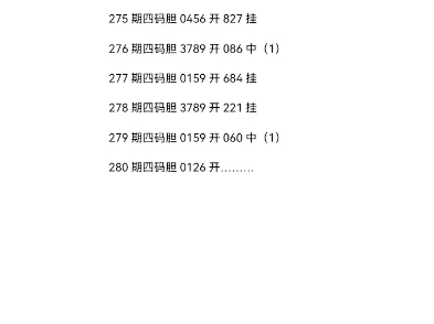 福彩三地280期四码胆条件预测哔哩哔哩bilibili