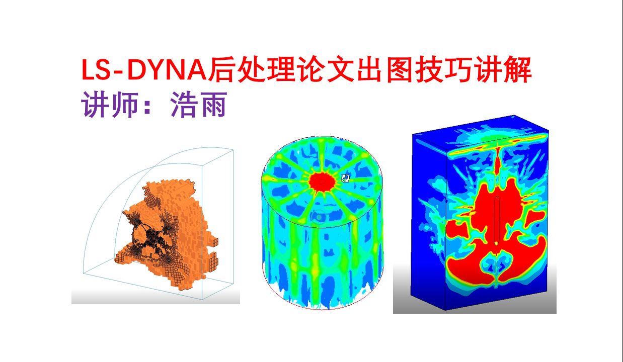 LSDYNA后处理论文出图技巧讲解(lsprepost内部选点、剖面、透视、失效统计等)哔哩哔哩bilibili