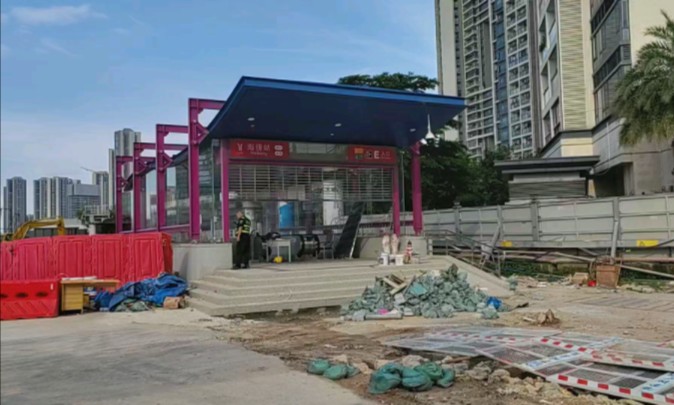 探访广州地铁3号线东延段海傍站