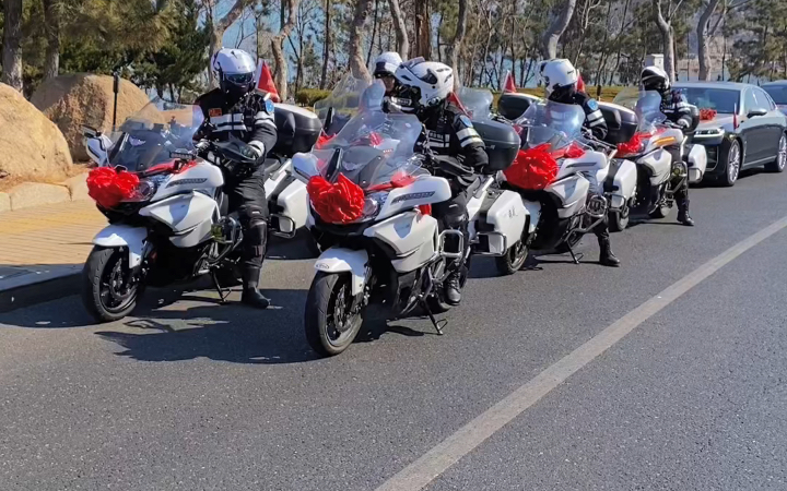 烟威领航国宾摩托婚庆车队