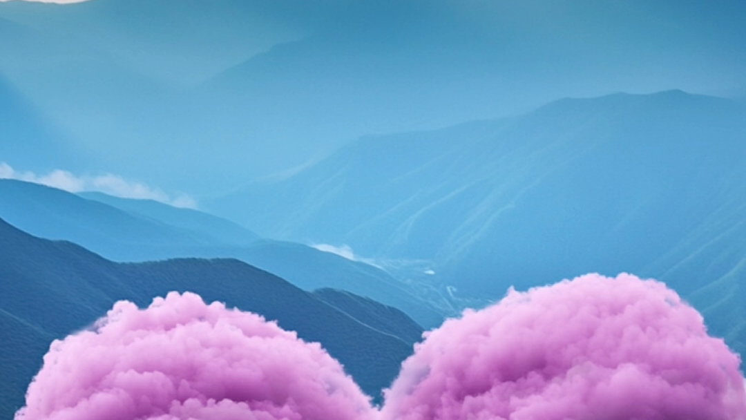 唯美意境 #风景是治愈心情的良药 #旅行风景 #爱心云