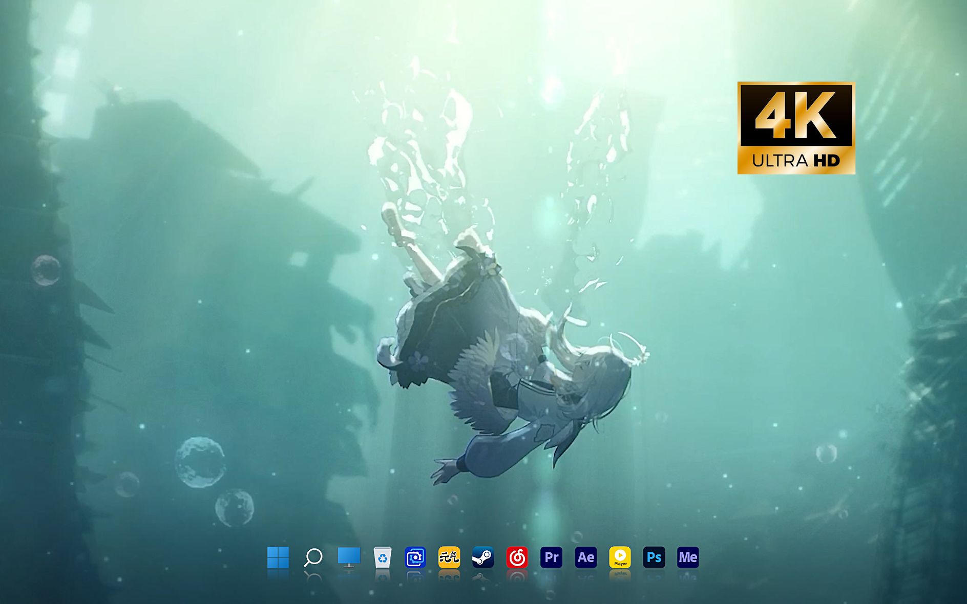 「蔚蓝档案_白洲梓」2k动态壁纸分享