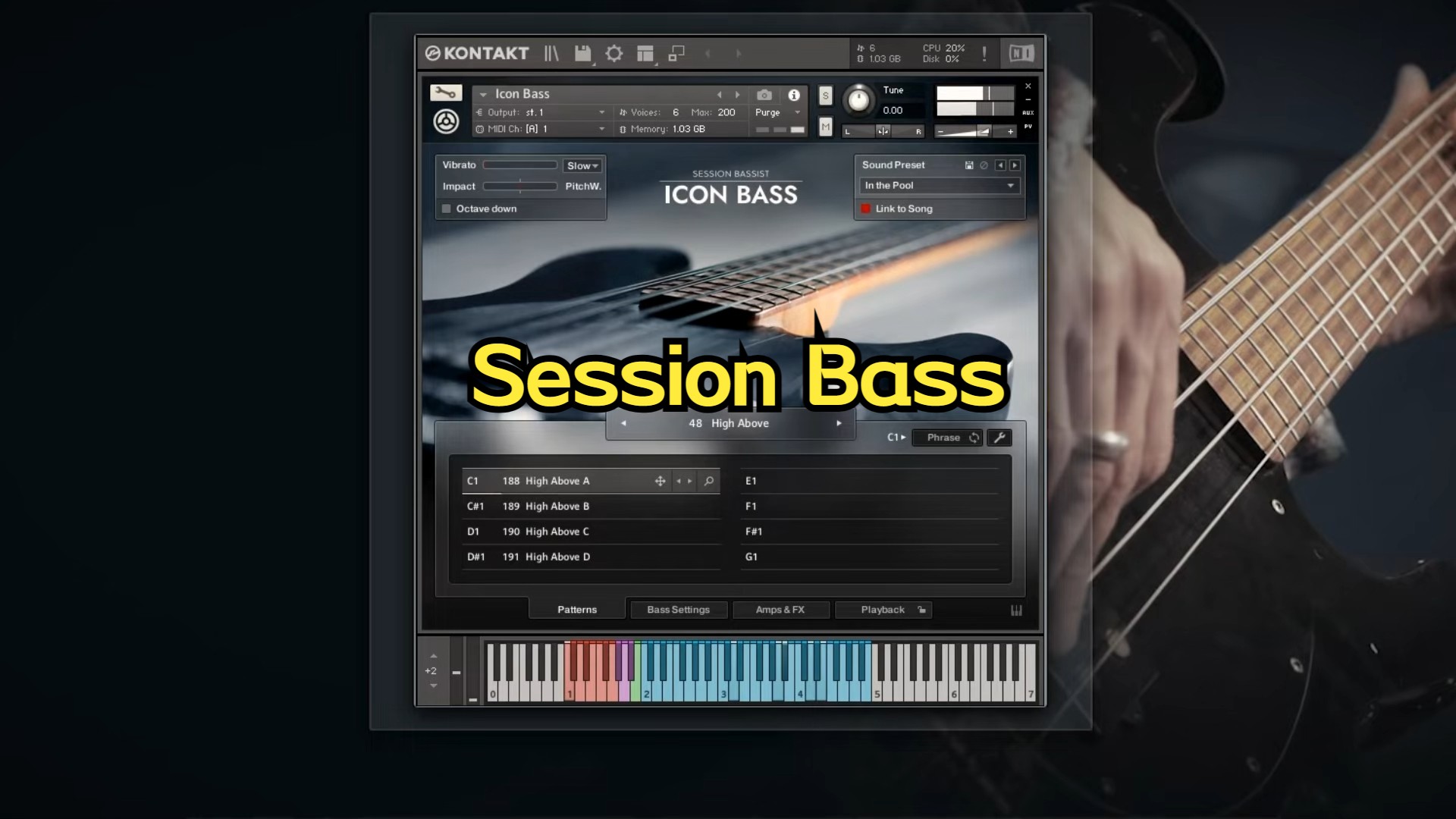 (送资源)贝斯 Native Instruments Session Bassist Icon Bass哔哩哔哩bilibili