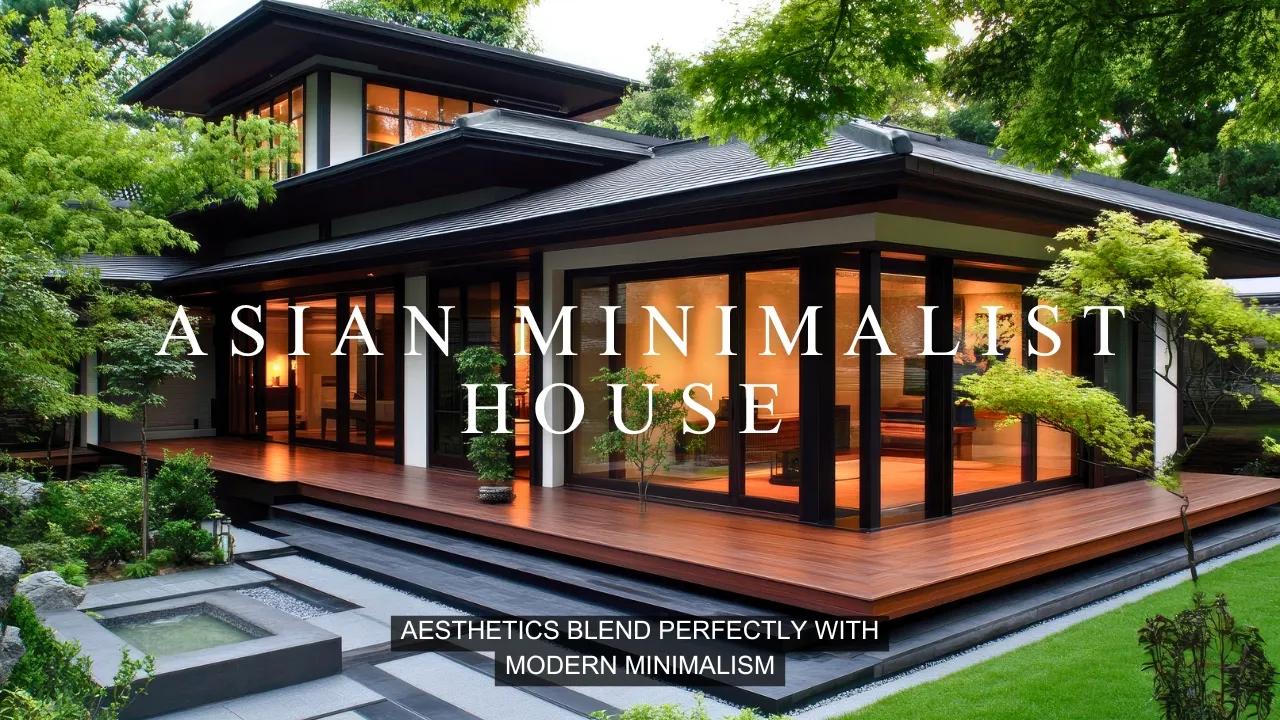 室内外设计Traditional Asian Minimalist House Design Aesthetics Blend Perfectly with哔哩哔哩bilibili