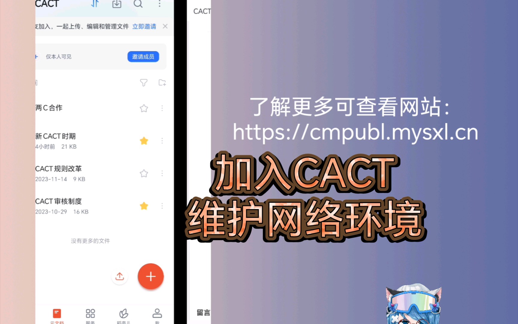 加入CACT 共同维护网络环境哔哩哔哩bilibili