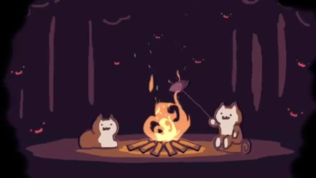 [图]#EveOneCat 「篝火點燃!」「Bonfire Lit!」No.0075